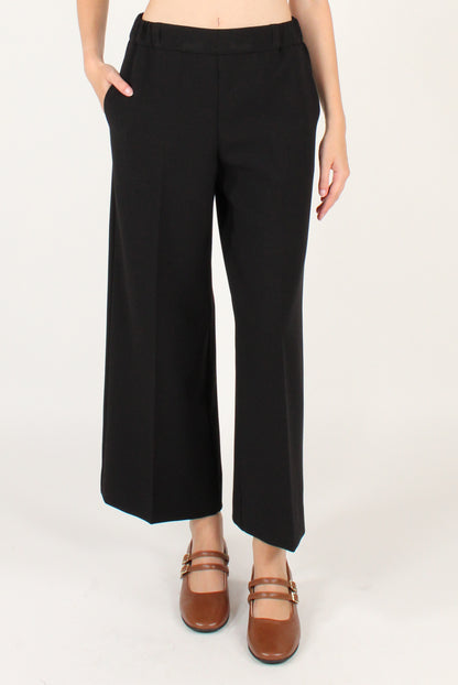 Pantaloni Cropped con Elastico