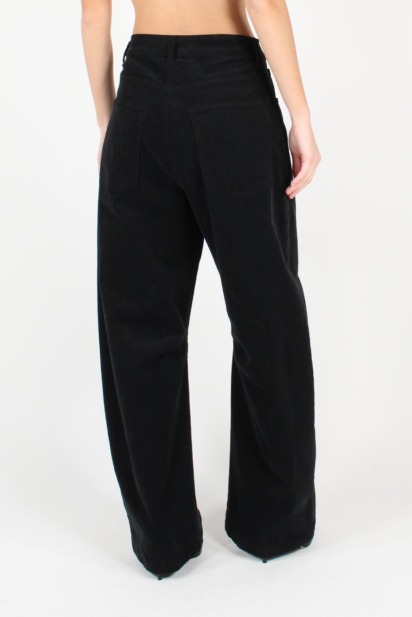 Thin Corduroy Balloon Pants