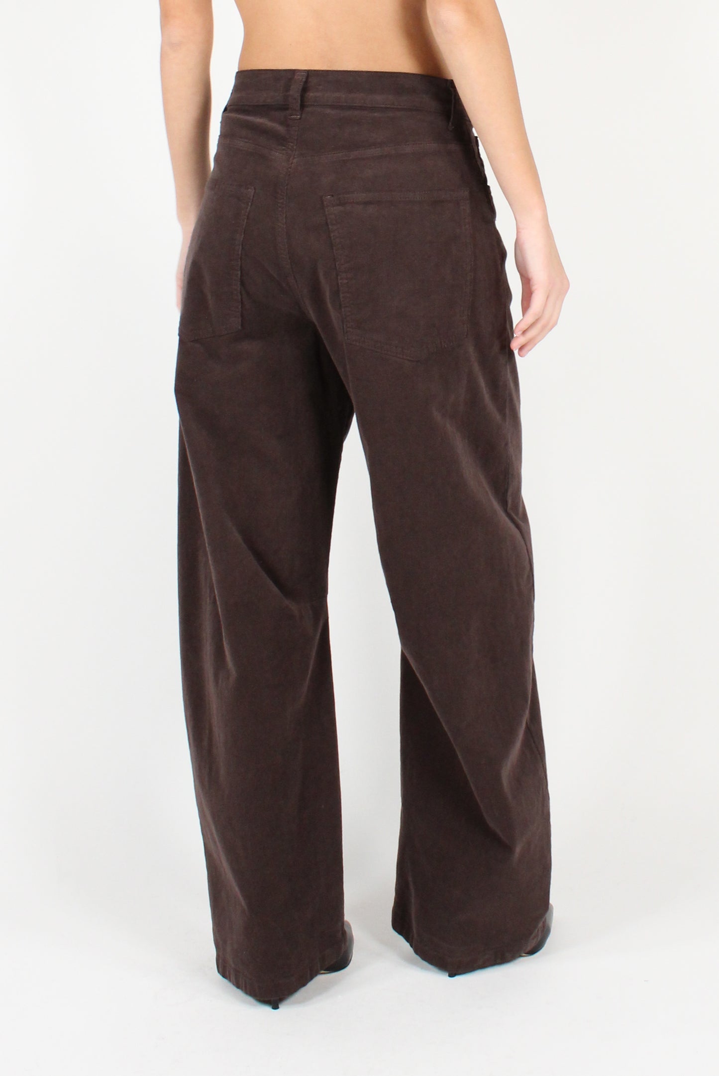 Thin Corduroy Balloon Pants