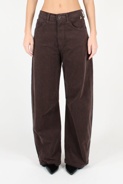 Thin Corduroy Balloon Pants