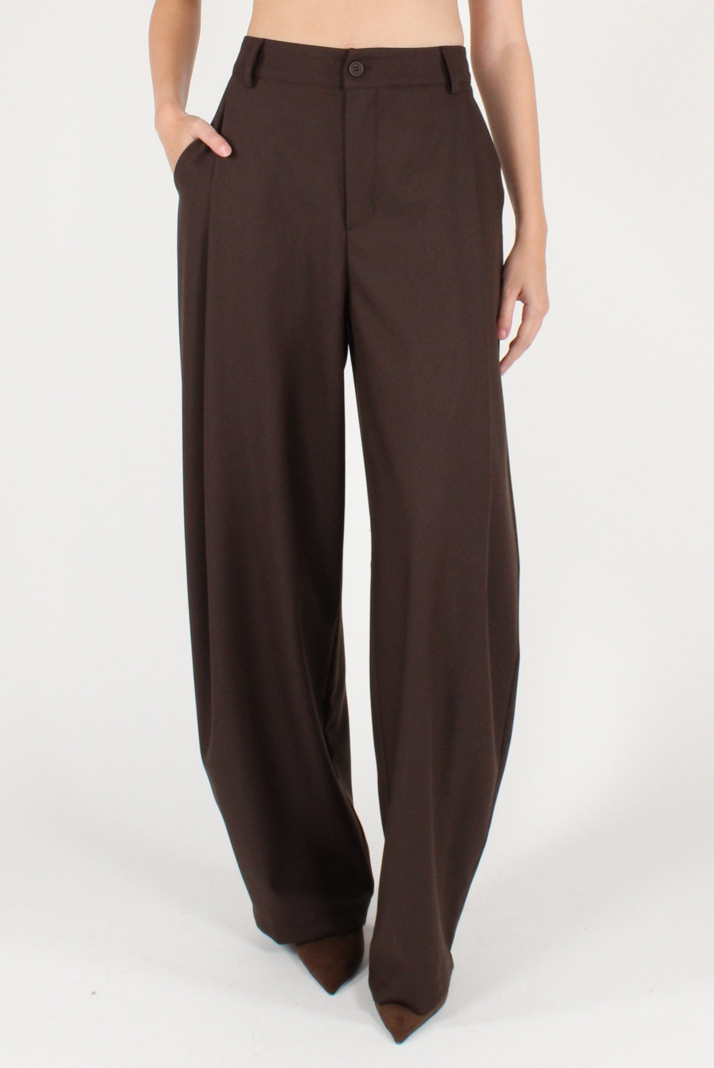 Pantaloni Balloon con Pinces