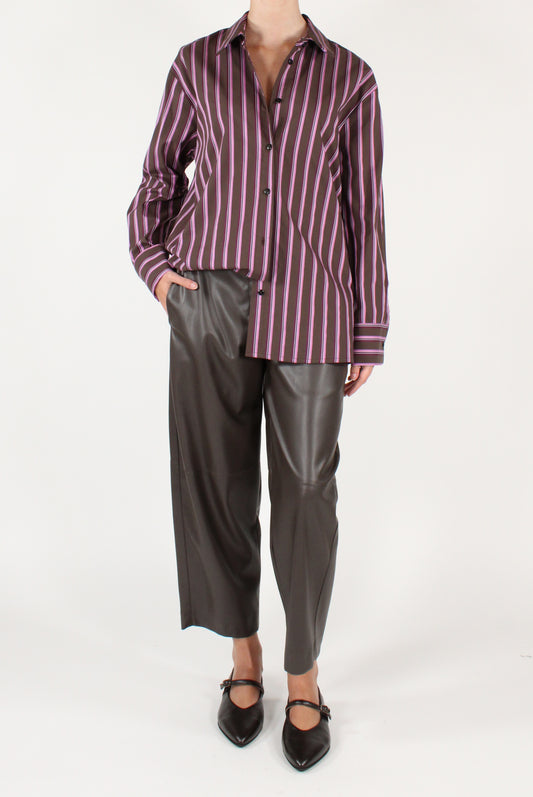 Camicia Over a Righe Colorate