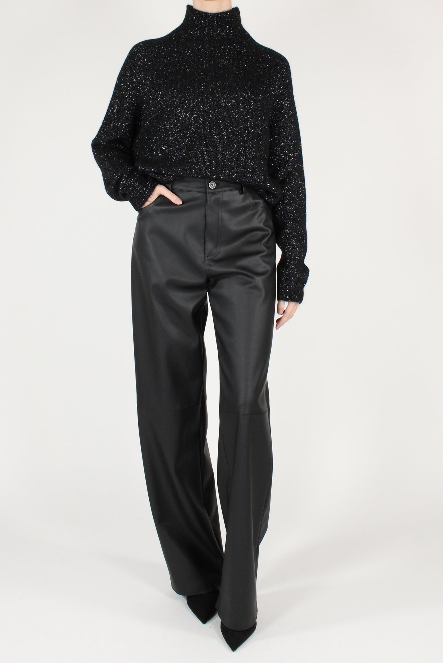 Maglione Dolcevita con Lurex