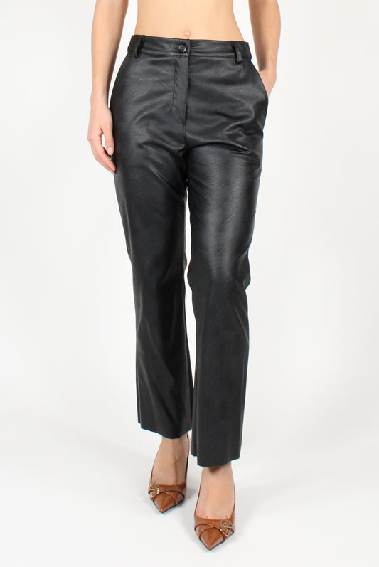 Faux Leather Cigarette Pants