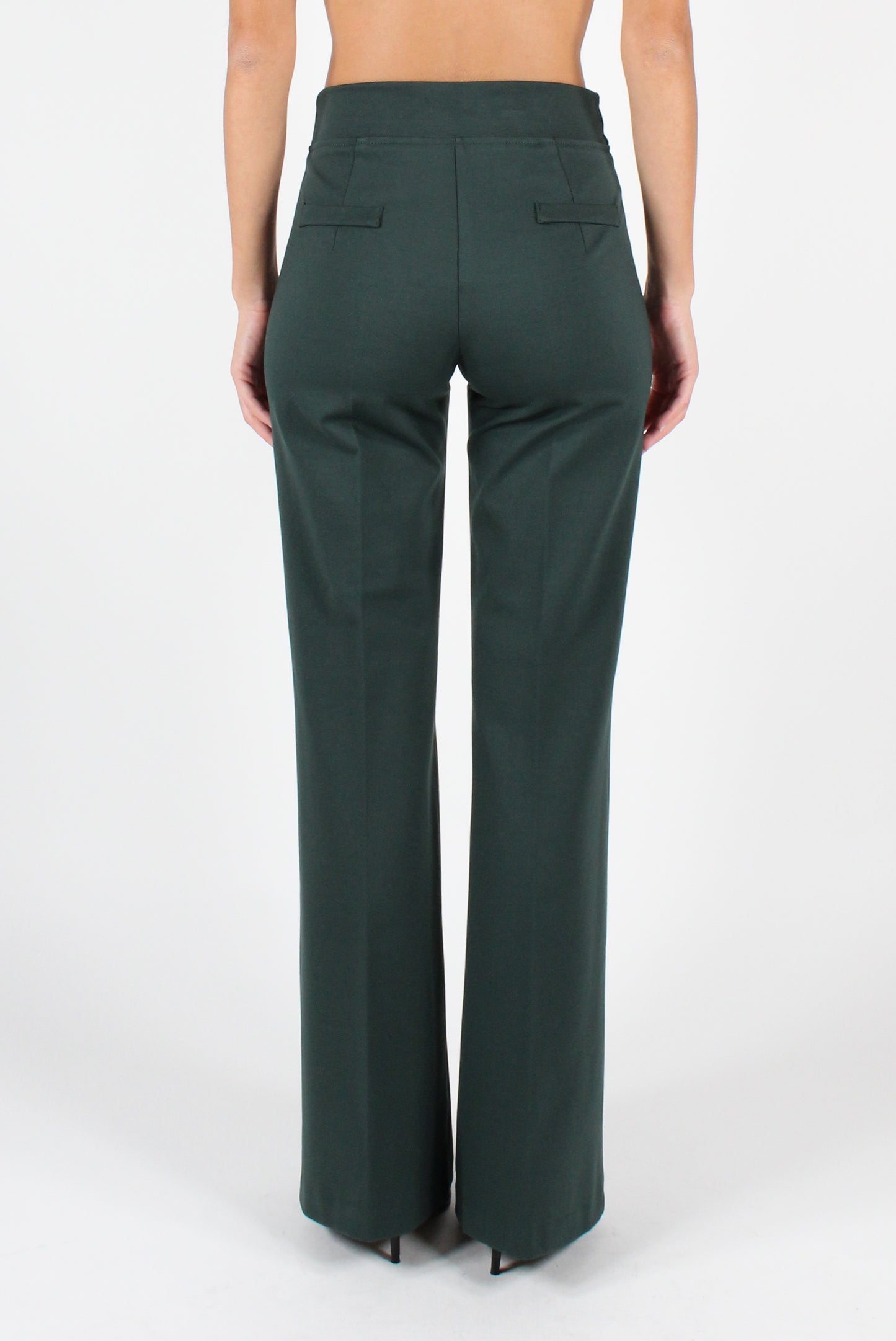 Stretch Flared Pants