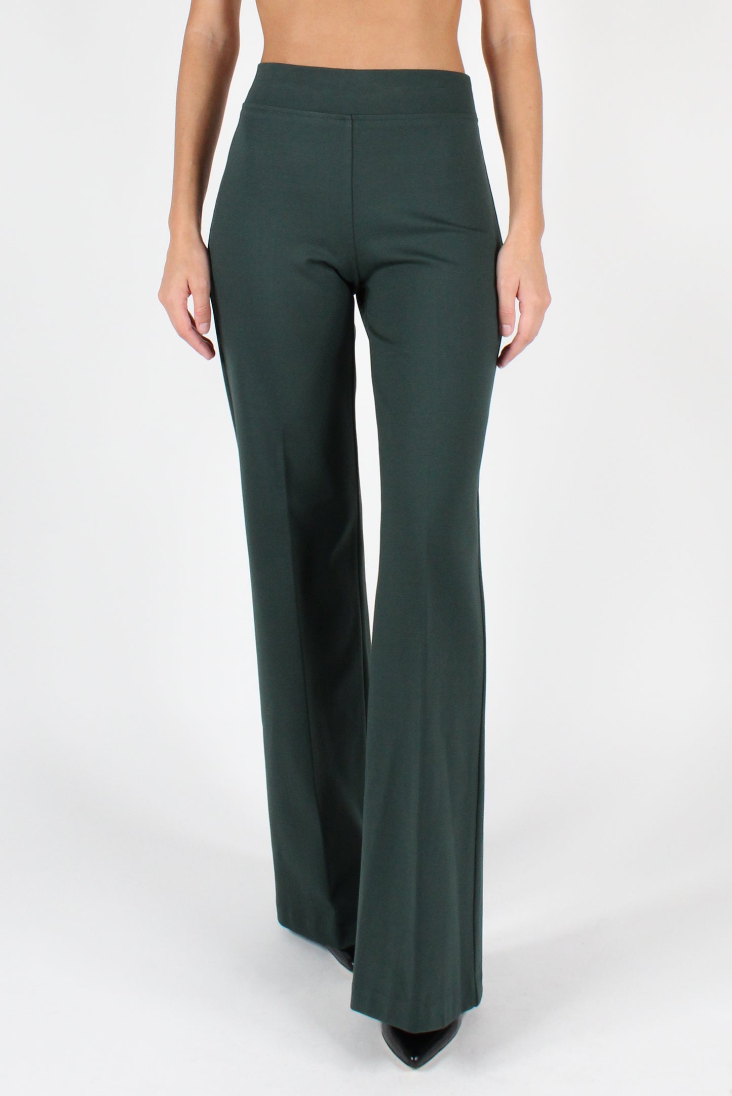 Stretch Flared Pants