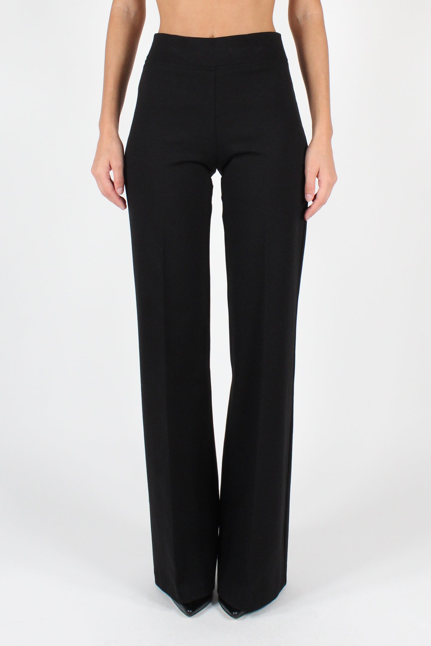 Stretch Flared Pants