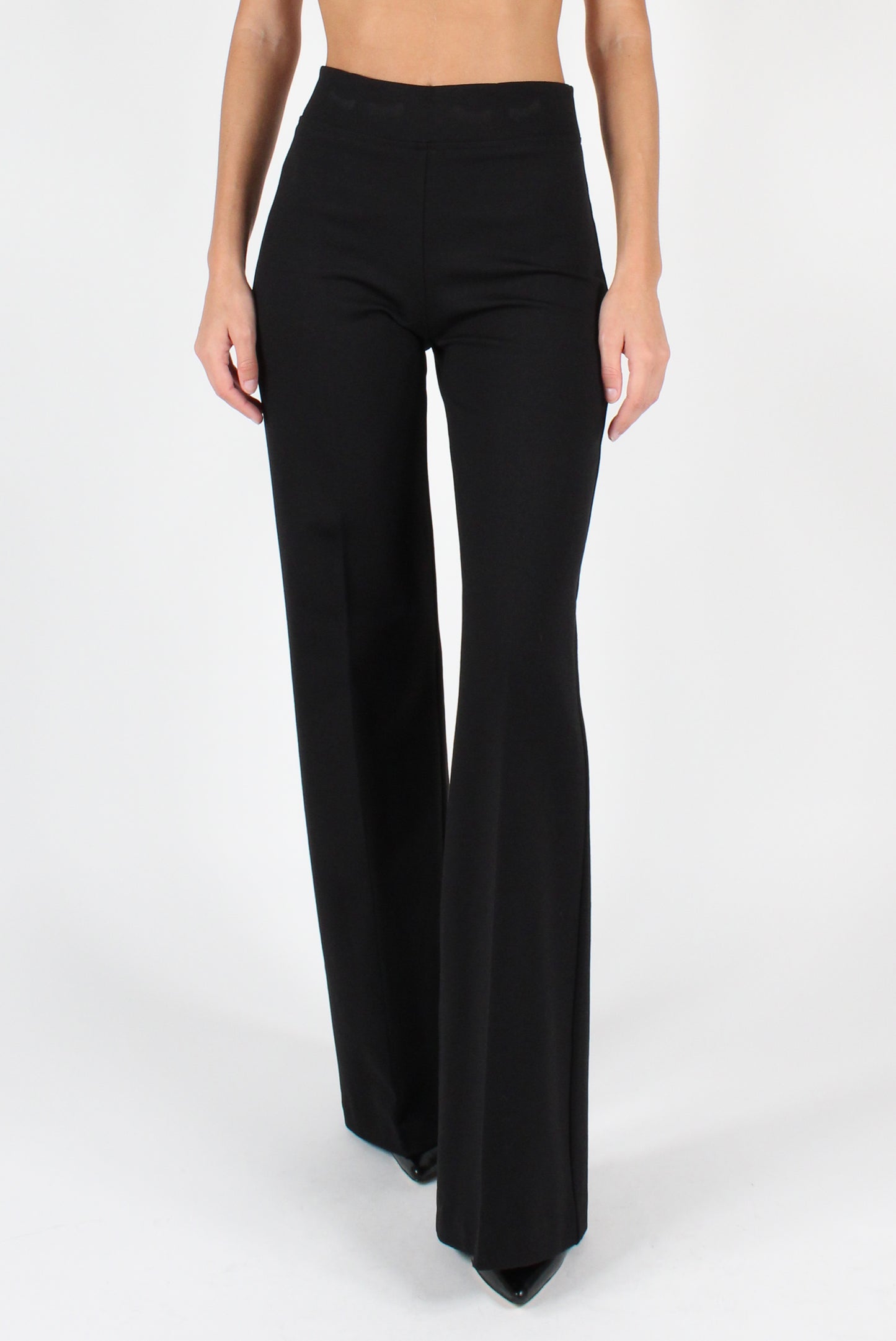 Stretch Flared Pants