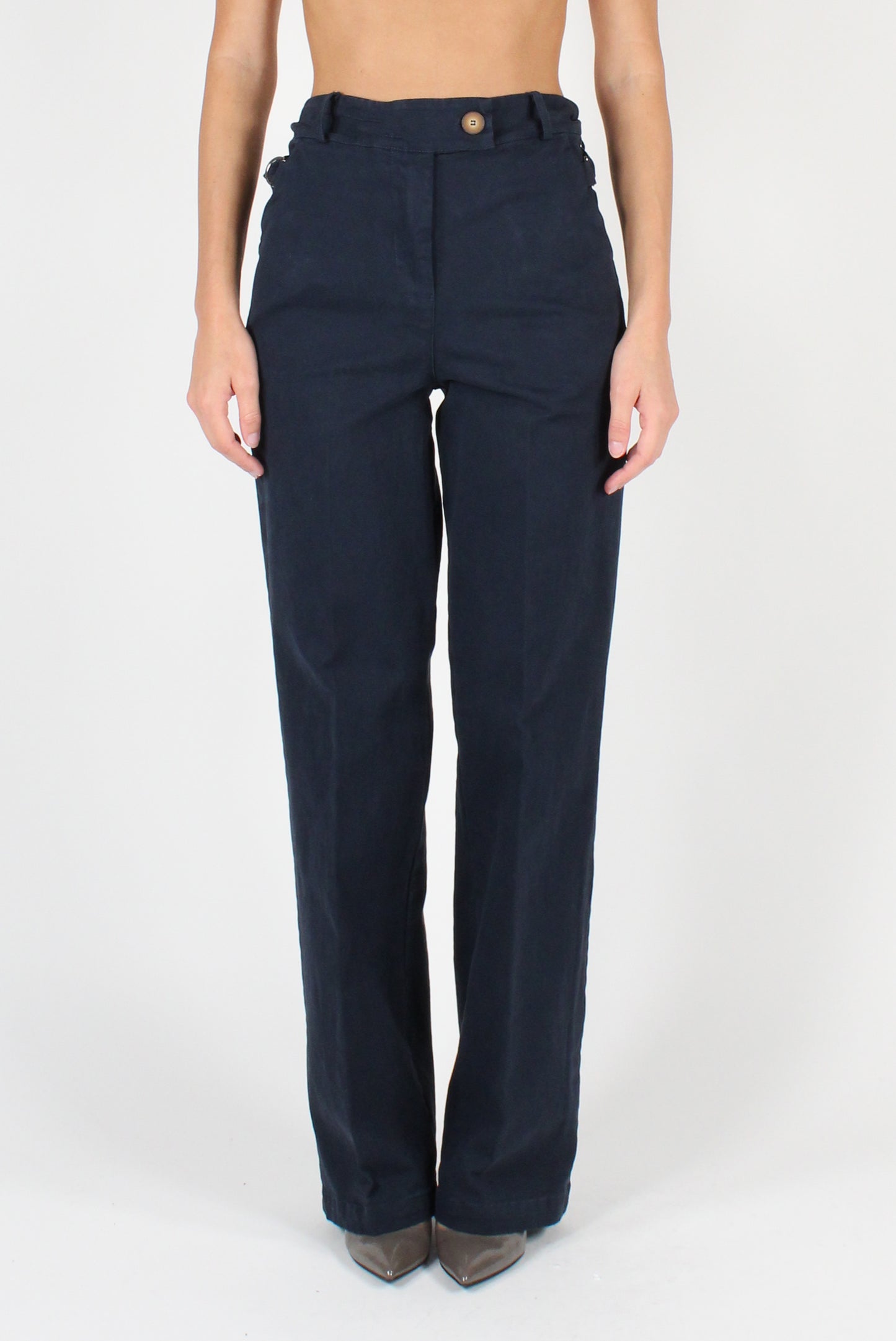 Cotton Gabardine Trousers