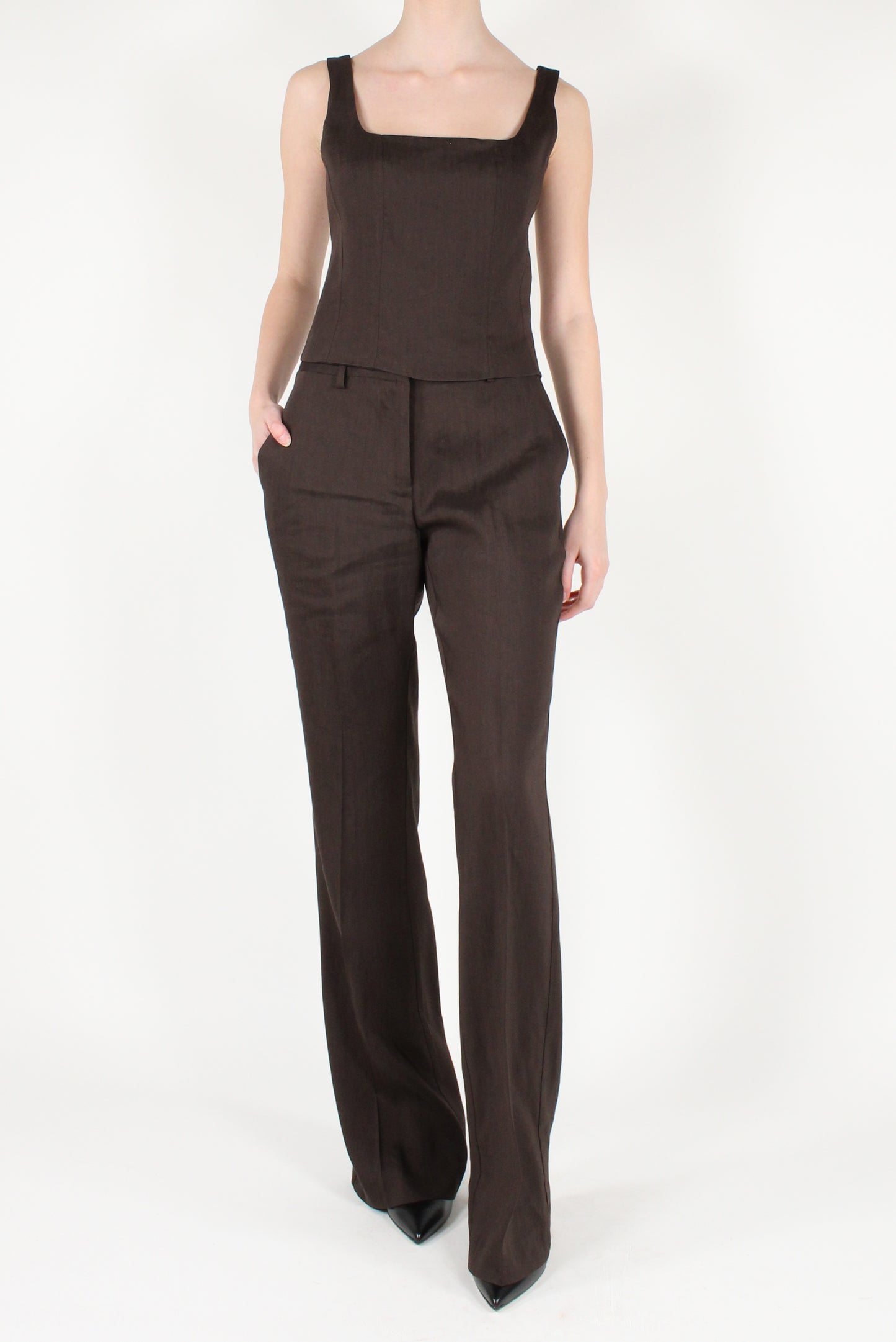 Square Neck Crop Top