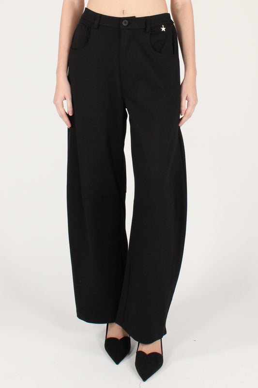 Pantaloni Balloon Gaya con Elastico