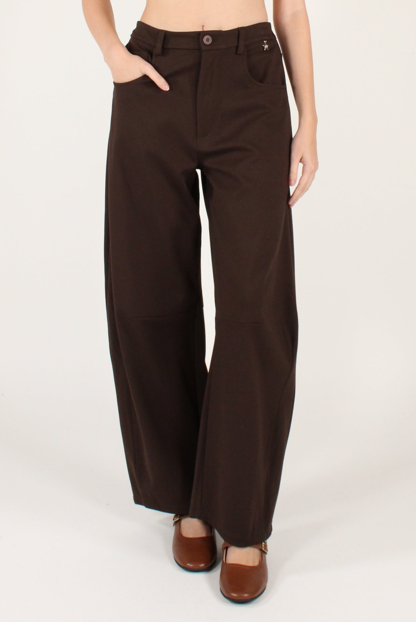 Pantaloni Balloon Misto Viscosa