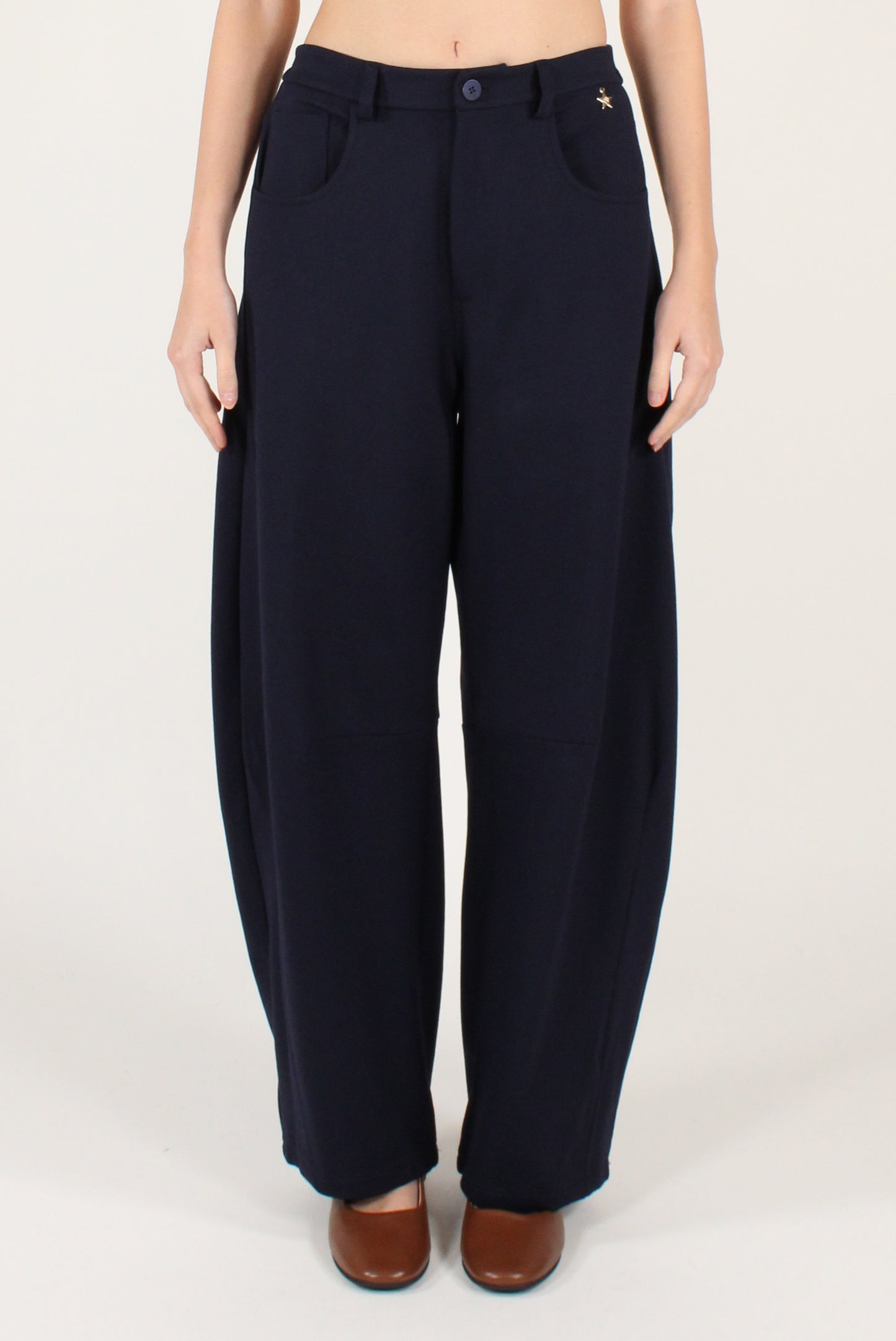 Pantaloni Balloon Misto Viscosa