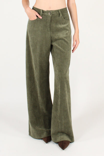 Corduroy Palazzo Pants