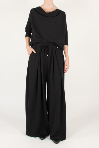 Blusa Over Collo a Cratere