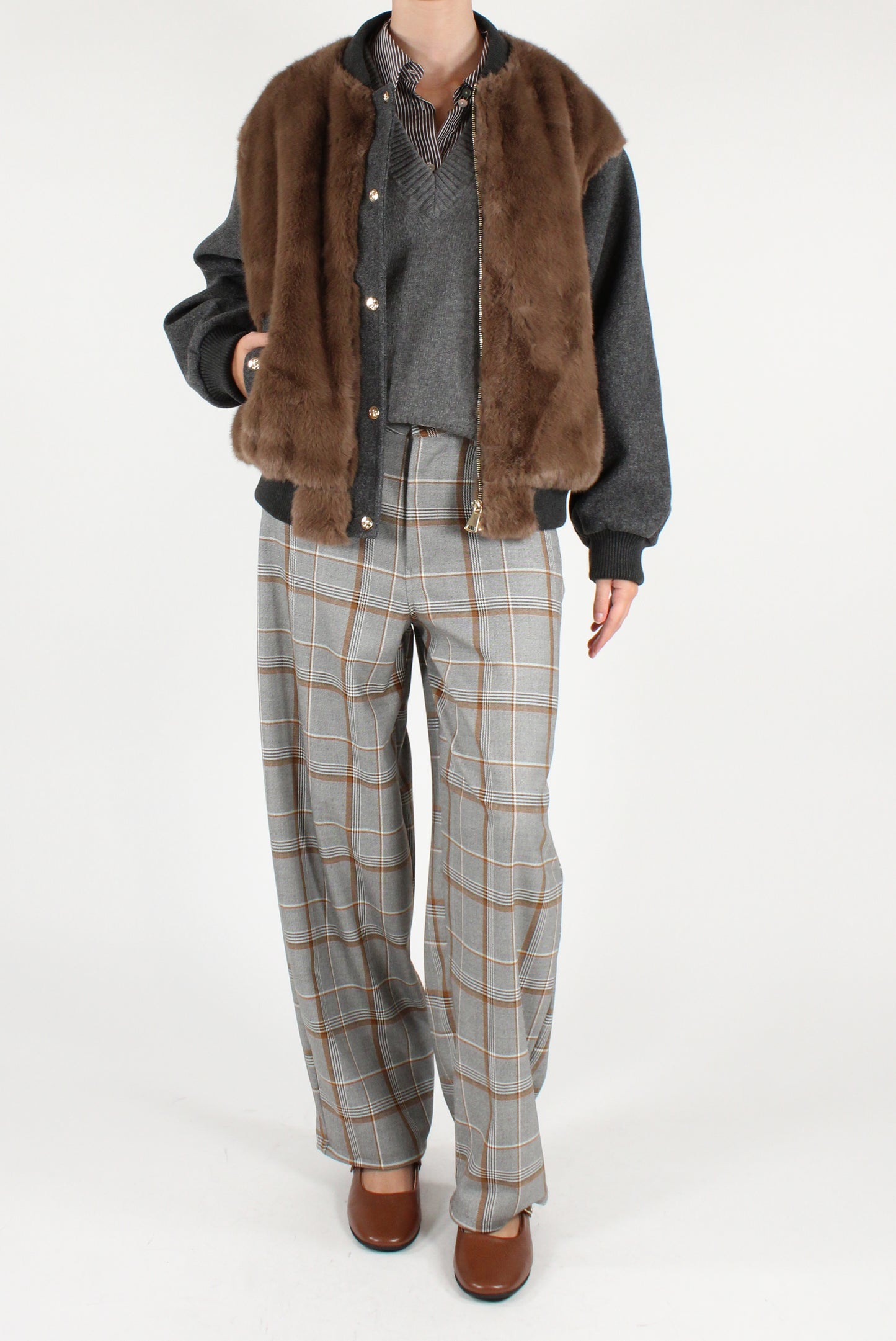 Bomber con Ecopelliccia