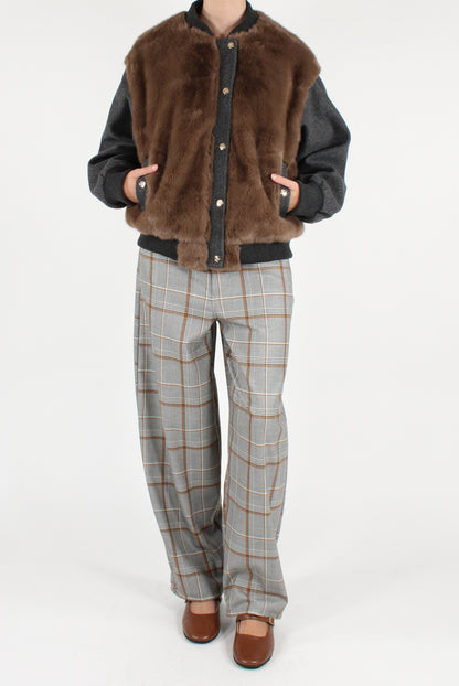 Bomber con Ecopelliccia