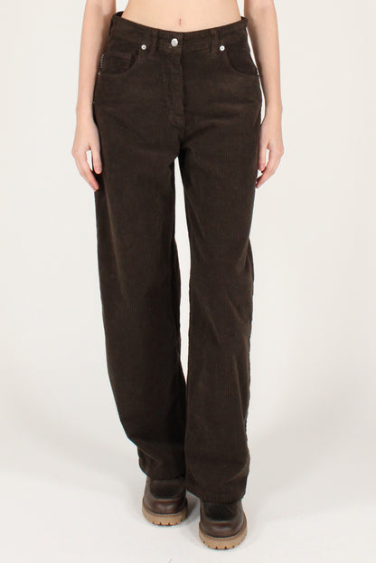 Corduroy Straight Leg Trousers