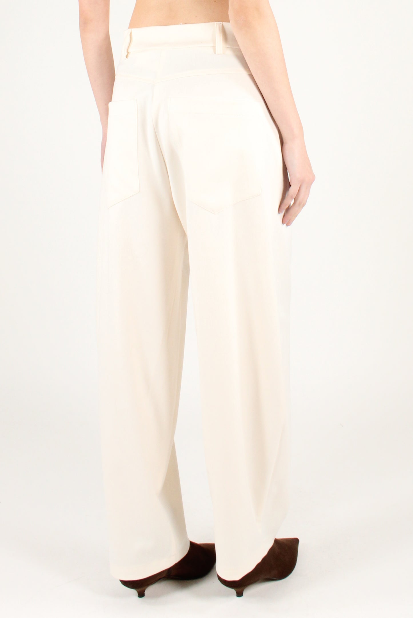 Semi Balloon Pants in Viscose Blend