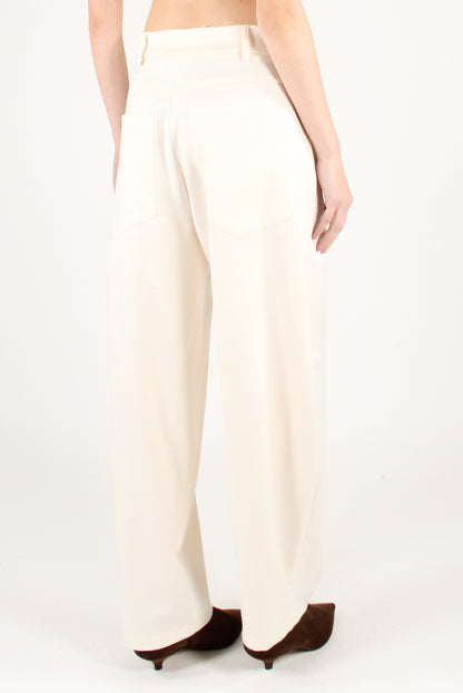 Semi Balloon Pants in Viscose Blend