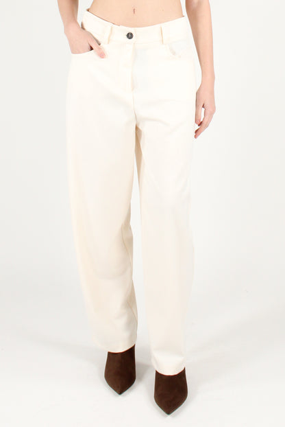 Semi Balloon Pants in Viscose Blend