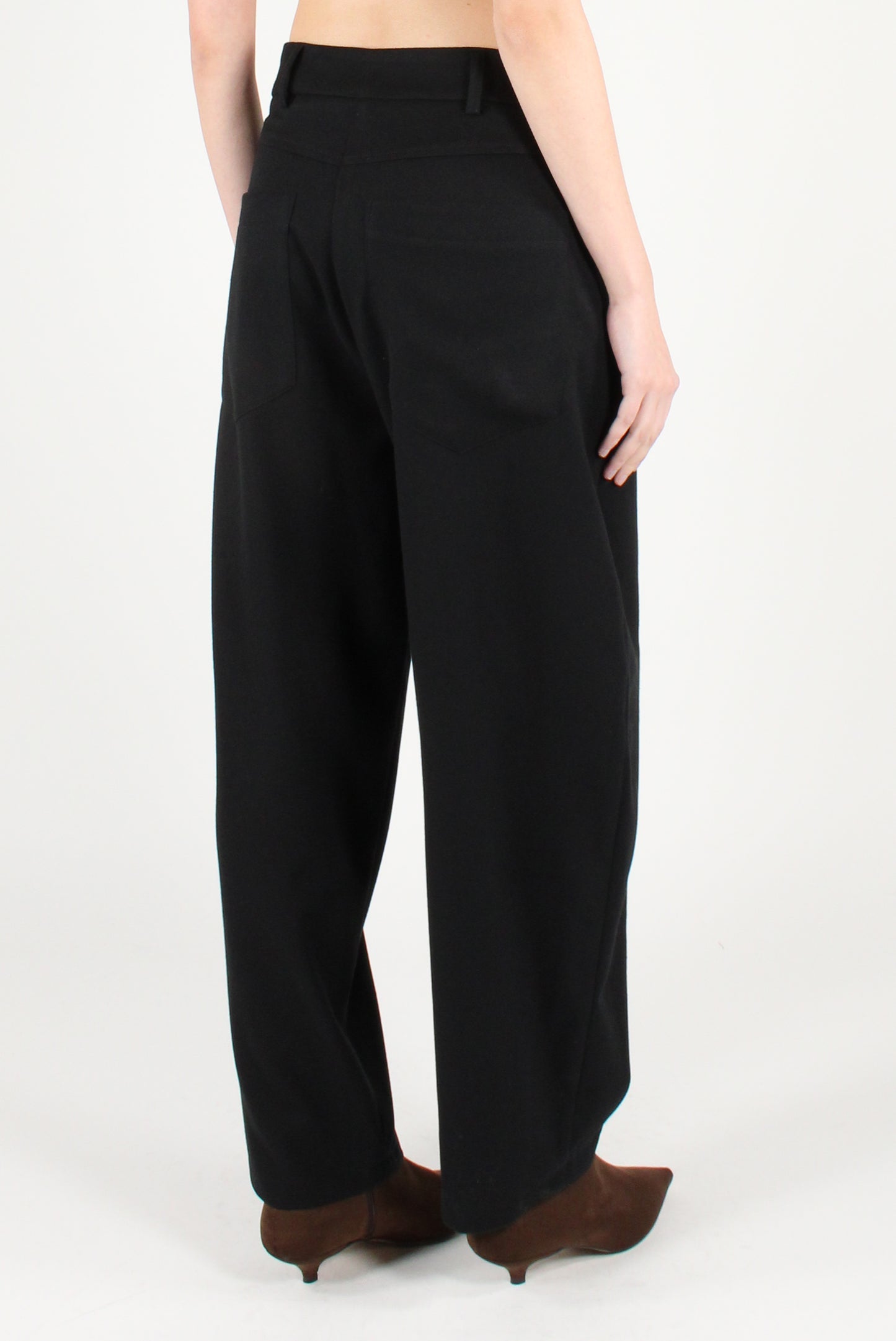 Semi Balloon Pants in Viscose Blend