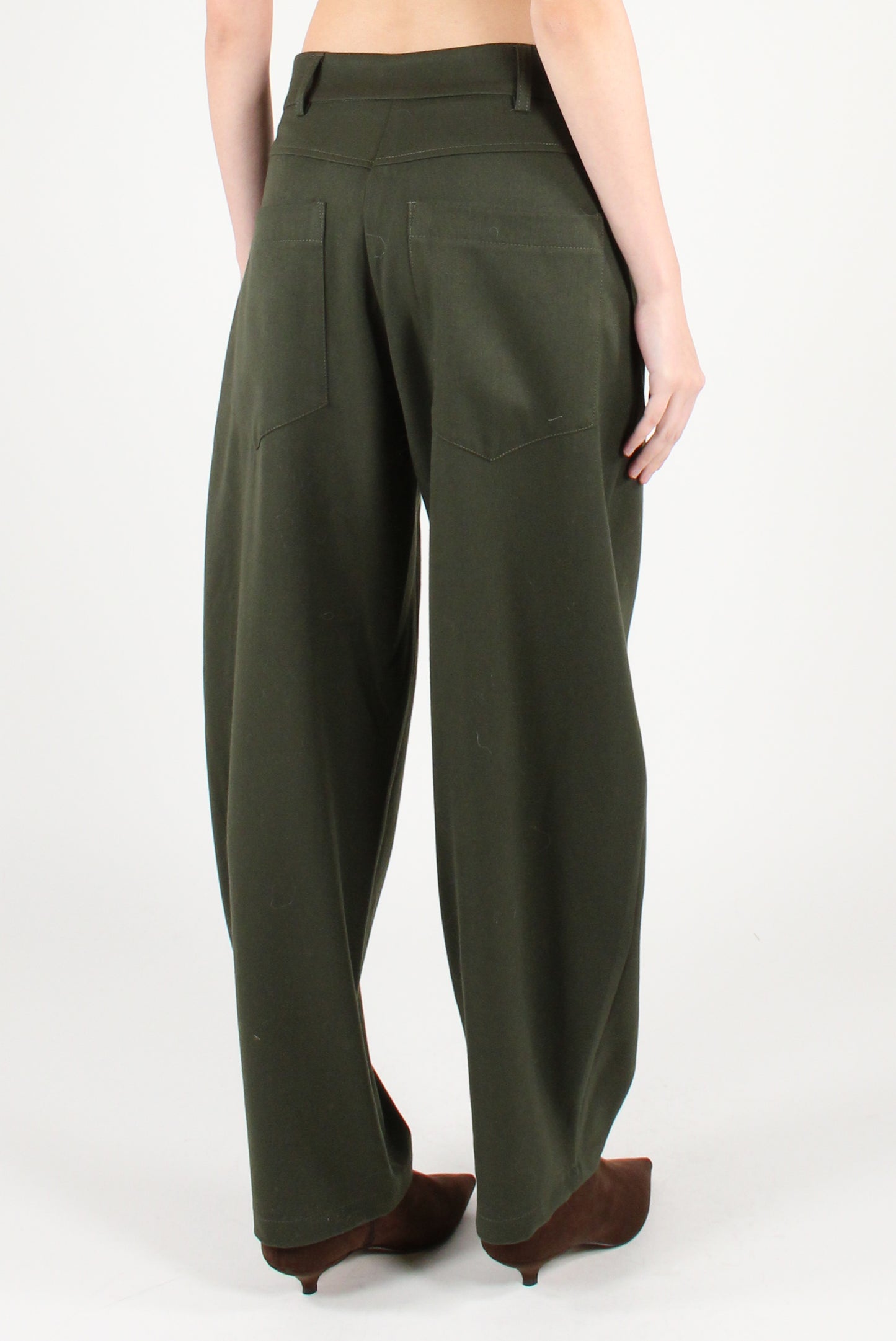 Semi Balloon Pants in Viscose Blend