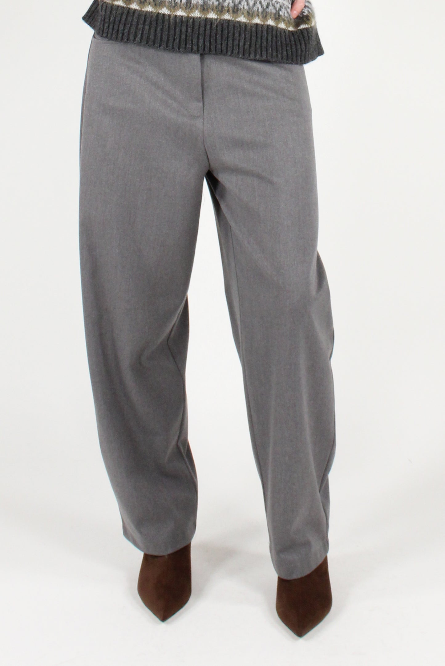 Semi Balloon Pants in Viscose Blend