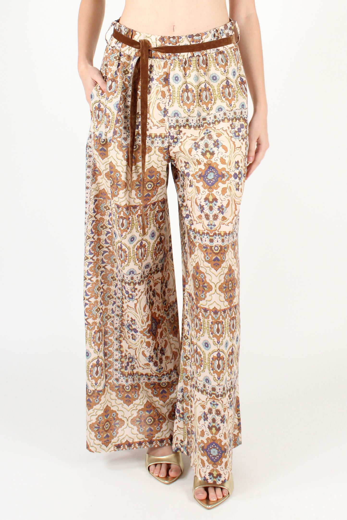 Ethnic Print Trousers