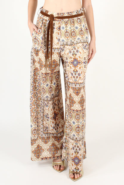 Ethnic Print Trousers