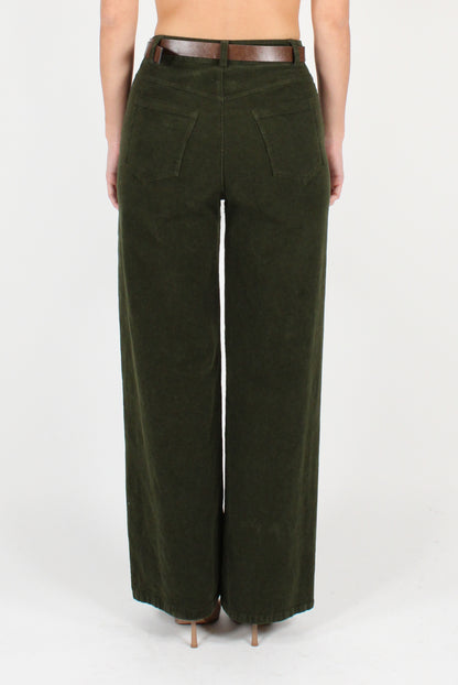 Palazzo Pants in Thin Corduroy