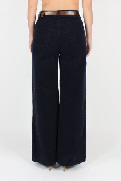 Palazzo Pants in Thin Corduroy