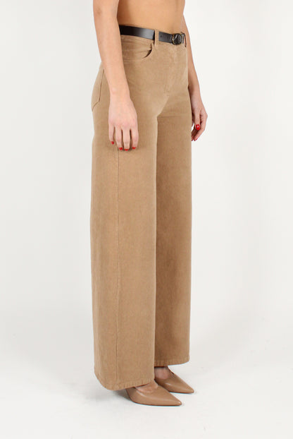 Palazzo Pants in Thin Corduroy