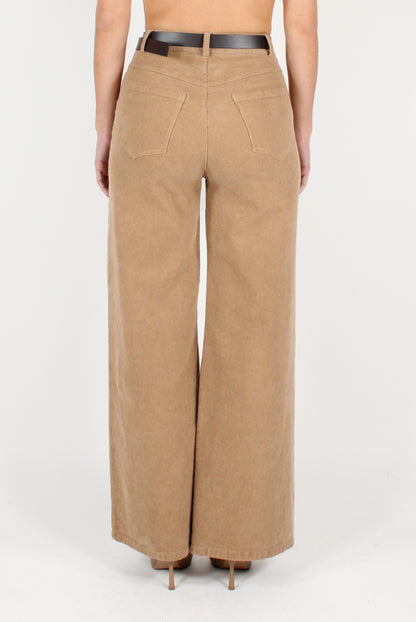 Palazzo Pants in Thin Corduroy