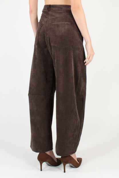 Pantaloni Balloon in Velluto a Coste Gaya