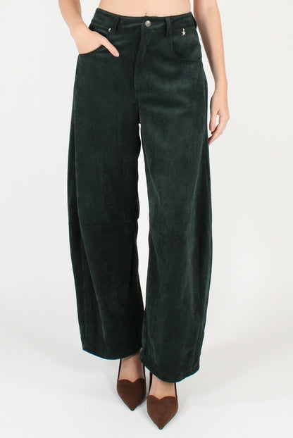 Pantaloni Balloon in Velluto a Coste Gaya