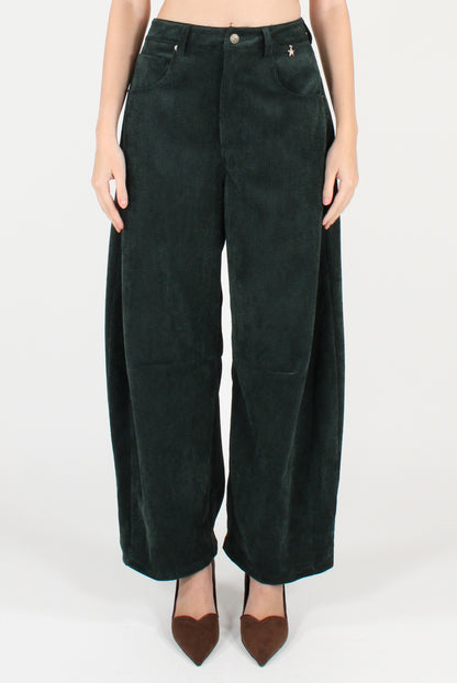 Pantaloni Balloon in Velluto a Coste Gaya