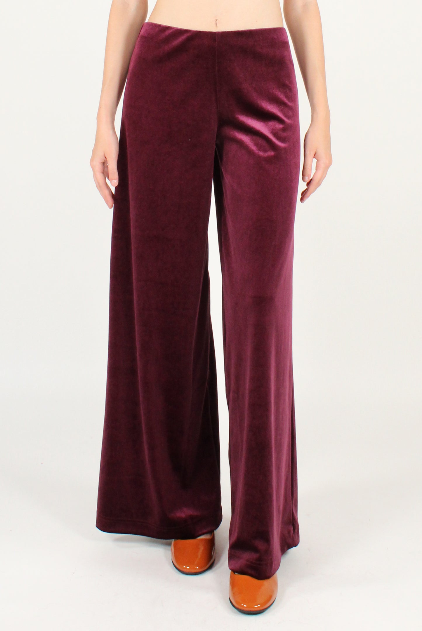 Pantaloni Morbidi in Velluto Liscio