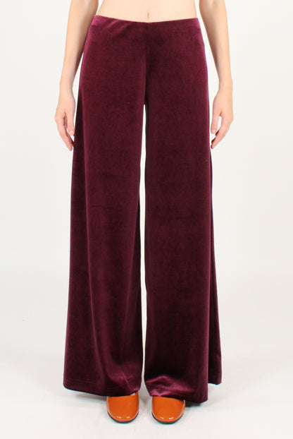Pantaloni Morbidi in Velluto Liscio