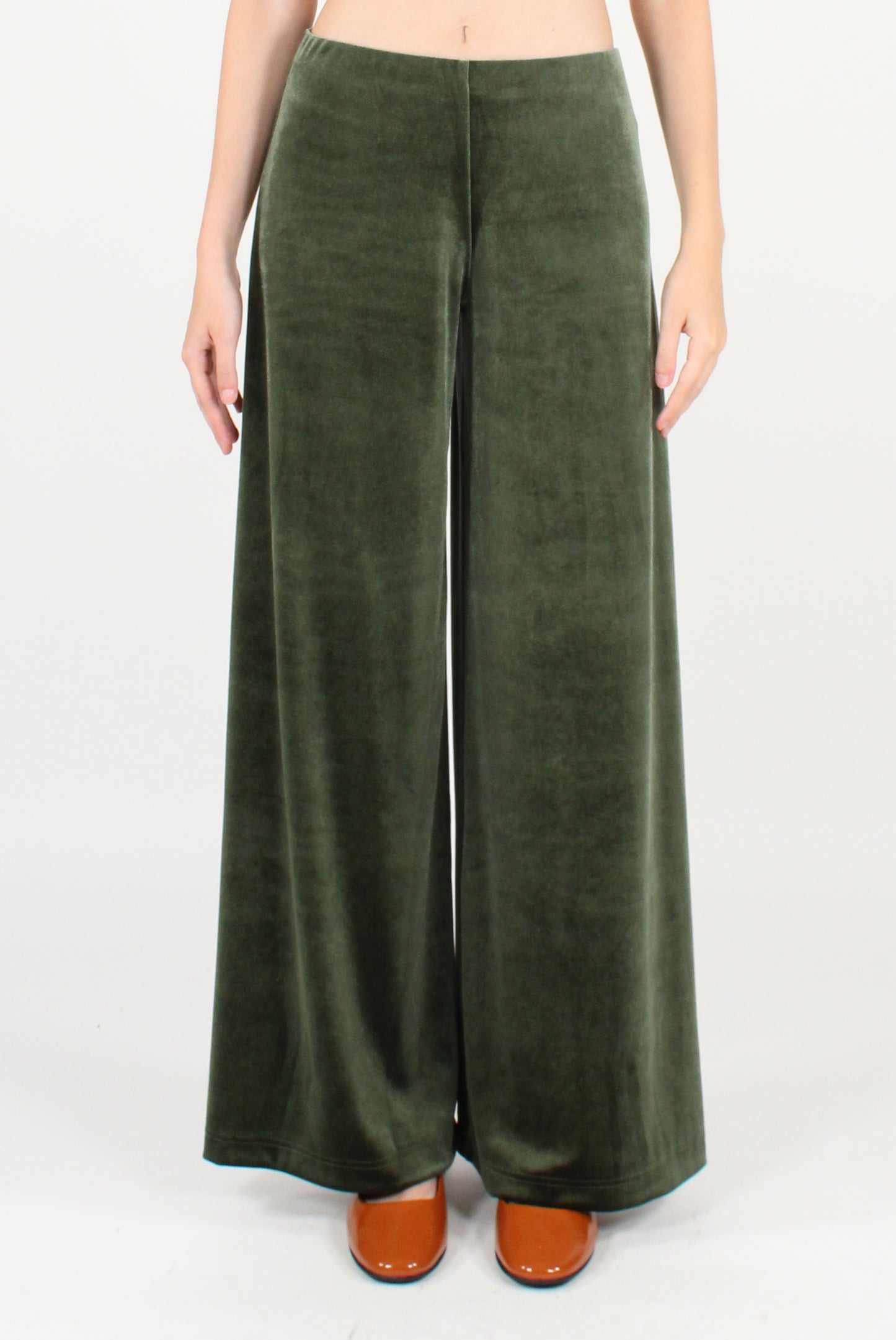 Pantaloni Morbidi in Velluto Liscio