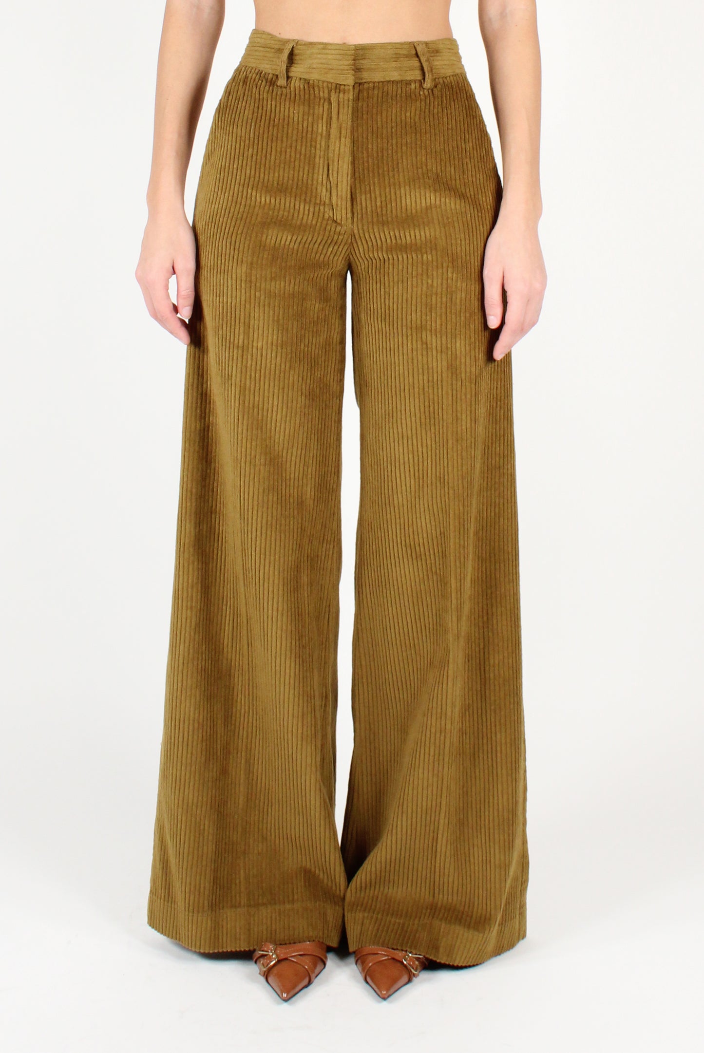 Wide Corduroy Palazzo Pants