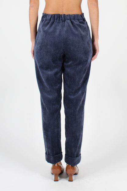 Corduroy Trousers with Cuff