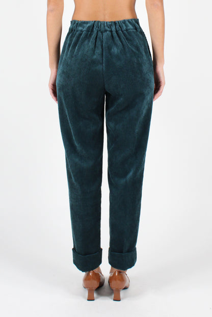 Corduroy Trousers with Cuff