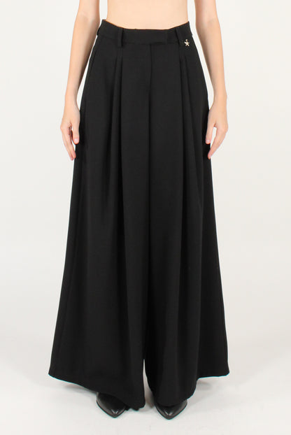 Pantaloni Ampi con Pinces