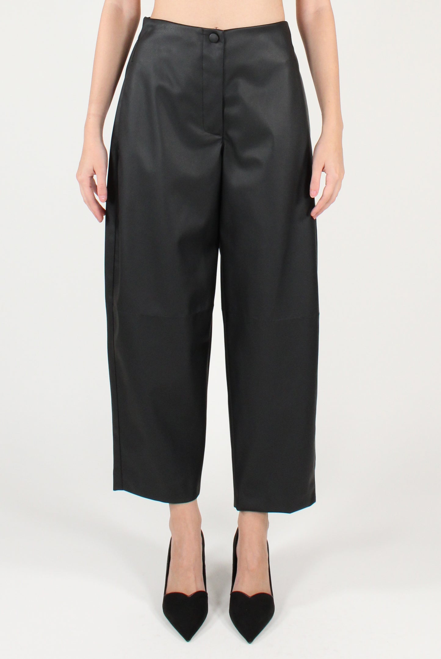 Pantaloni Balloon in Ecopelle