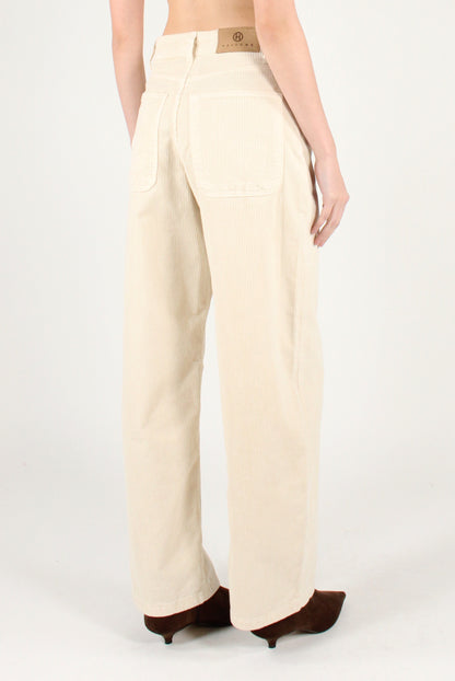 Corduroy Straight Leg Trousers