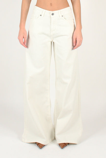 Wide Palazzo Trousers in Corduroy