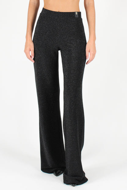 Flare Pants with Lurex