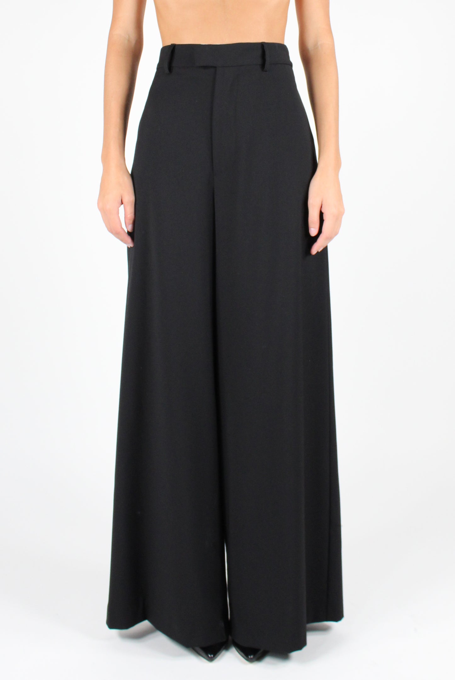 Viscose Blend Palazzo Pants