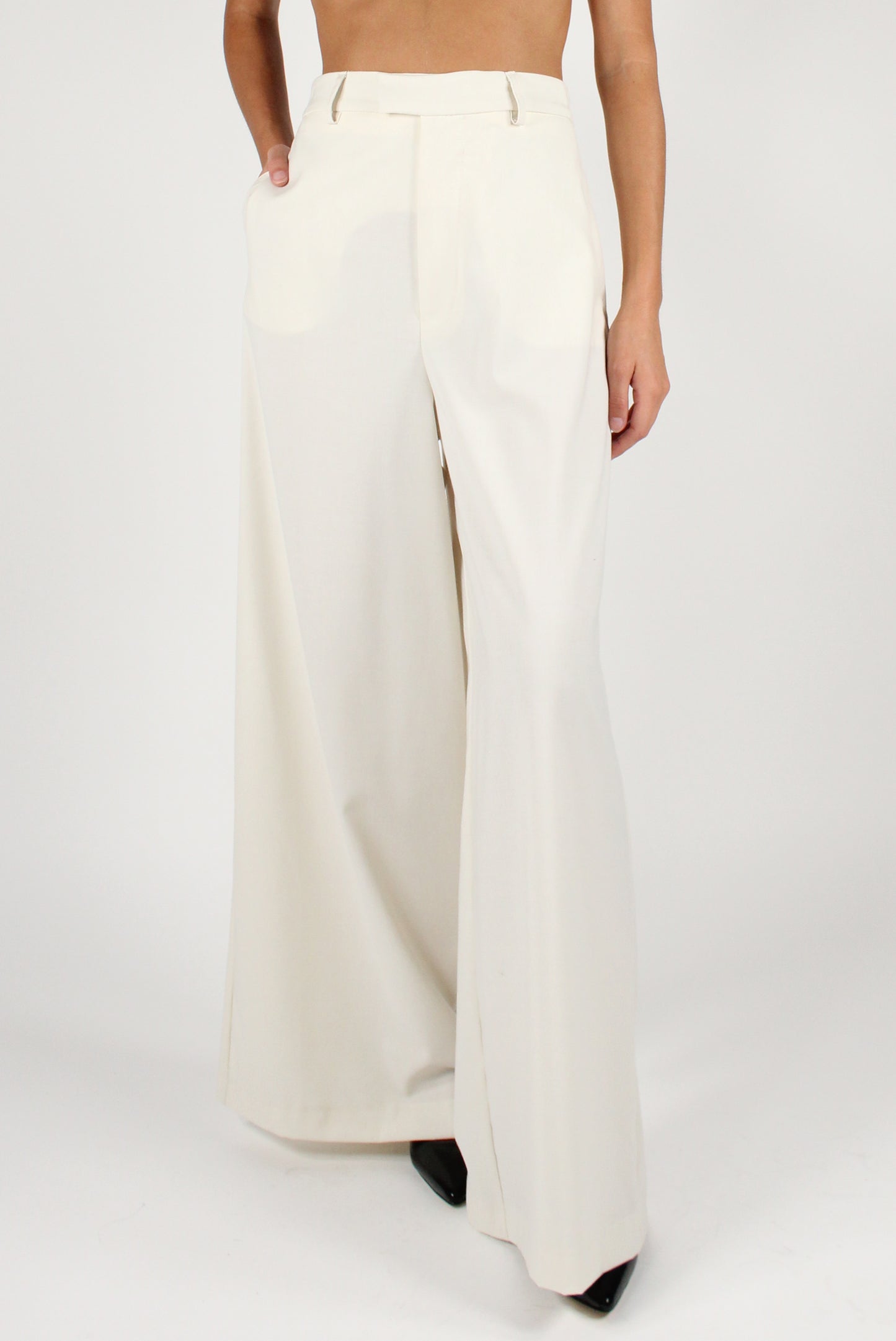 Viscose Blend Palazzo Pants